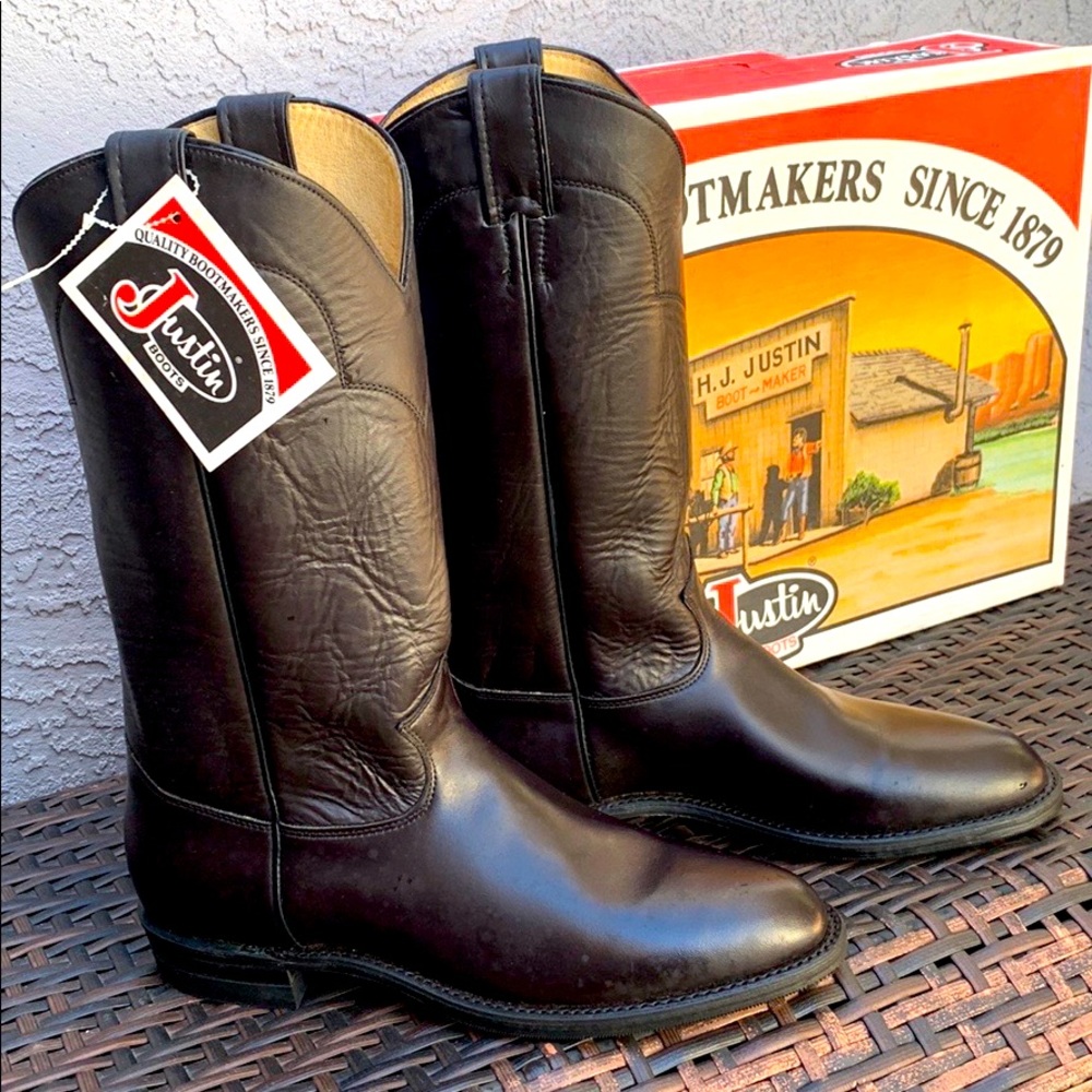 Justin Western Boots, Sz 10/C